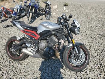  Salvage Triumph Motorcycle Street
