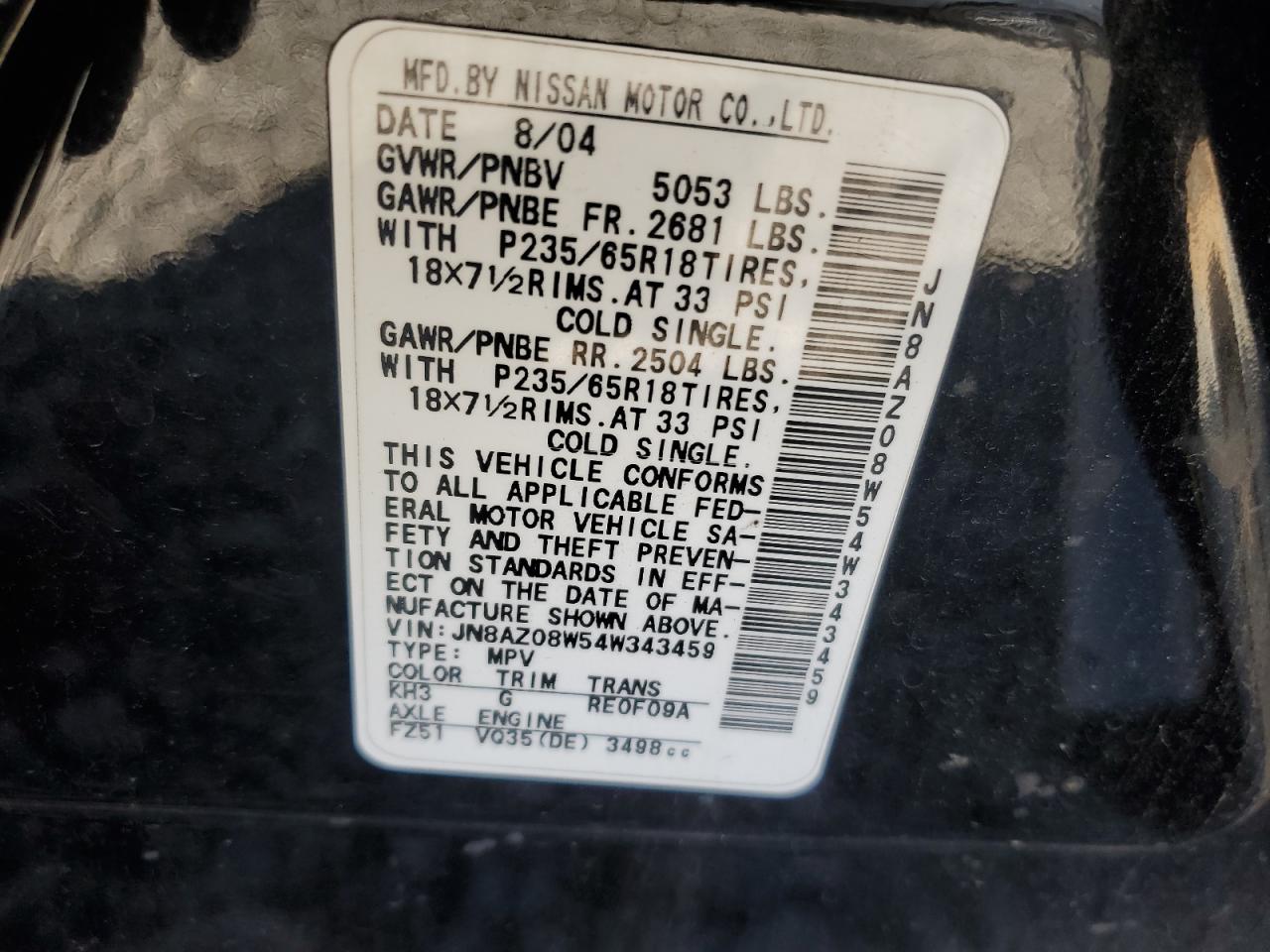 Nissan Murano Sl Image 11