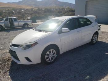  Salvage Toyota Corolla