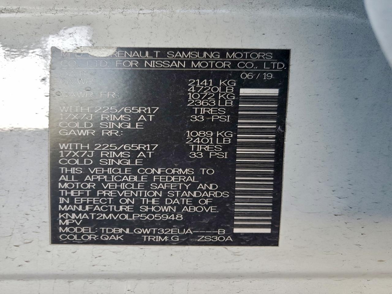 Nissan Rogue S Image 11