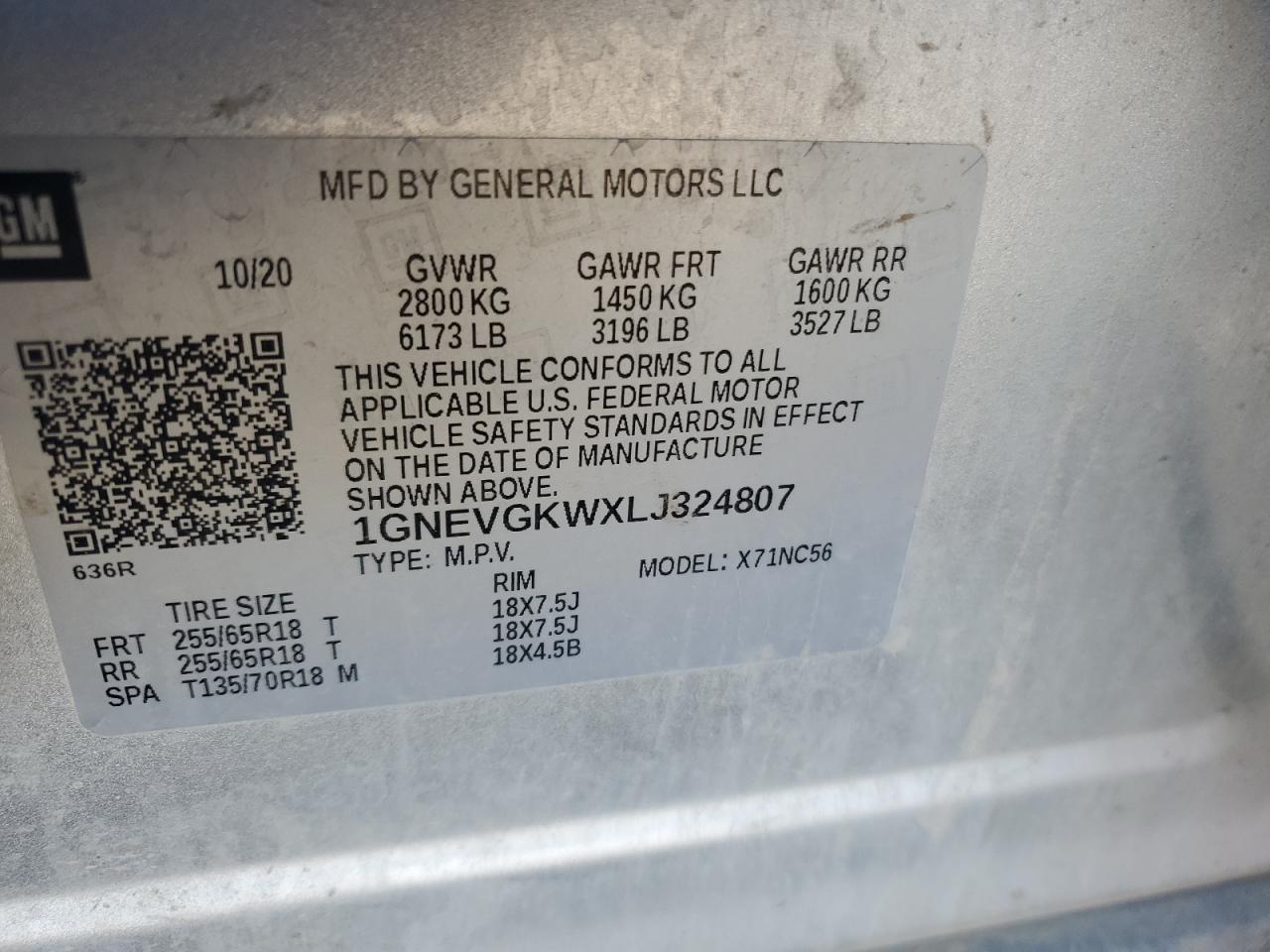 Chevrolet Traverse Lt Image 12