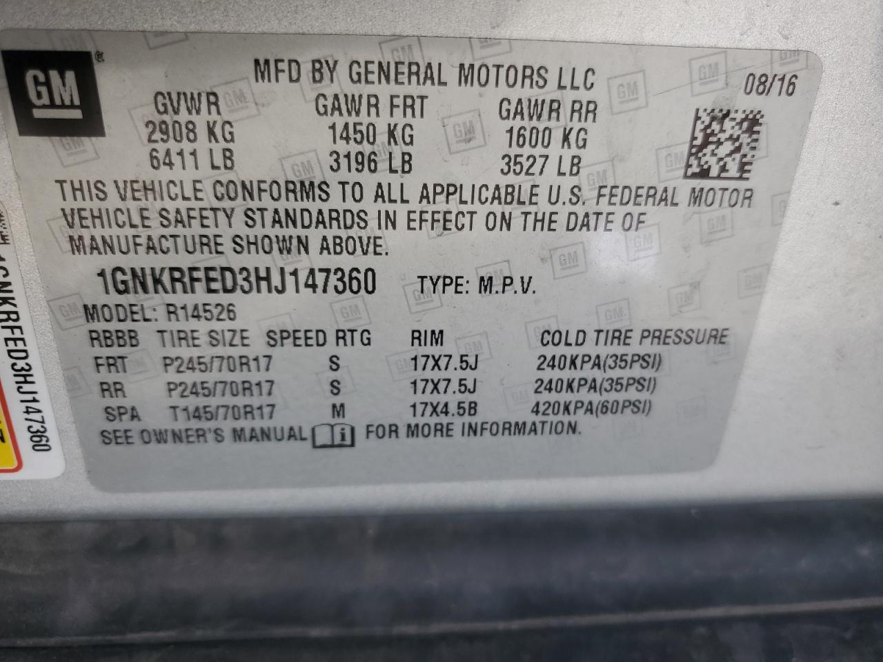 Chevrolet Traverse Ls Image 6