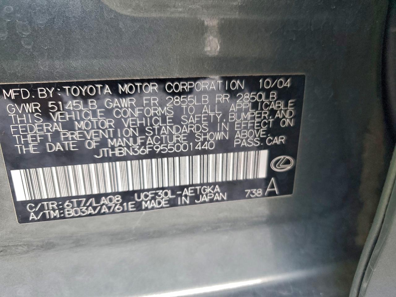 Lexus LS 430 Image 12