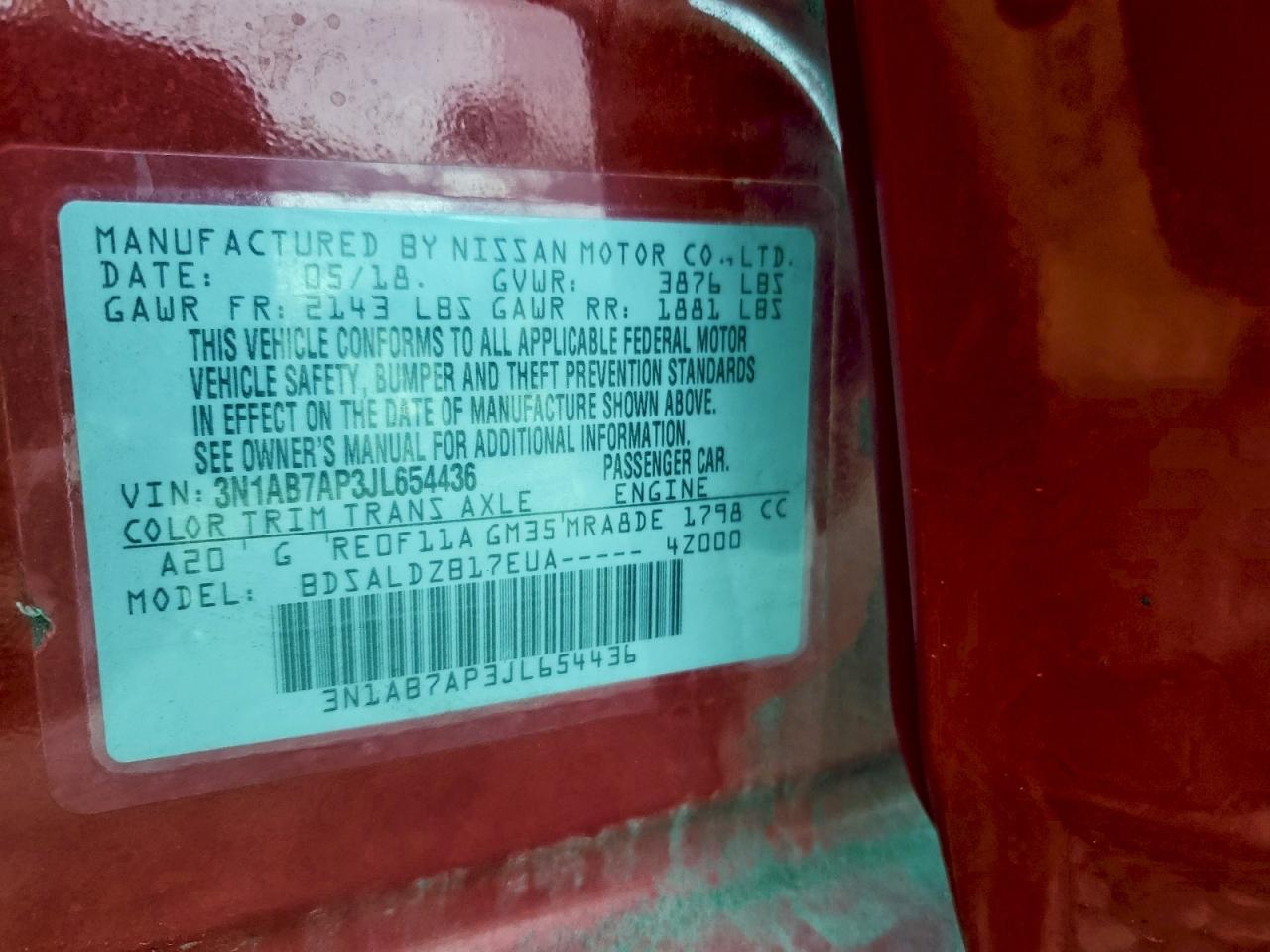 Nissan Sentra S Image 10