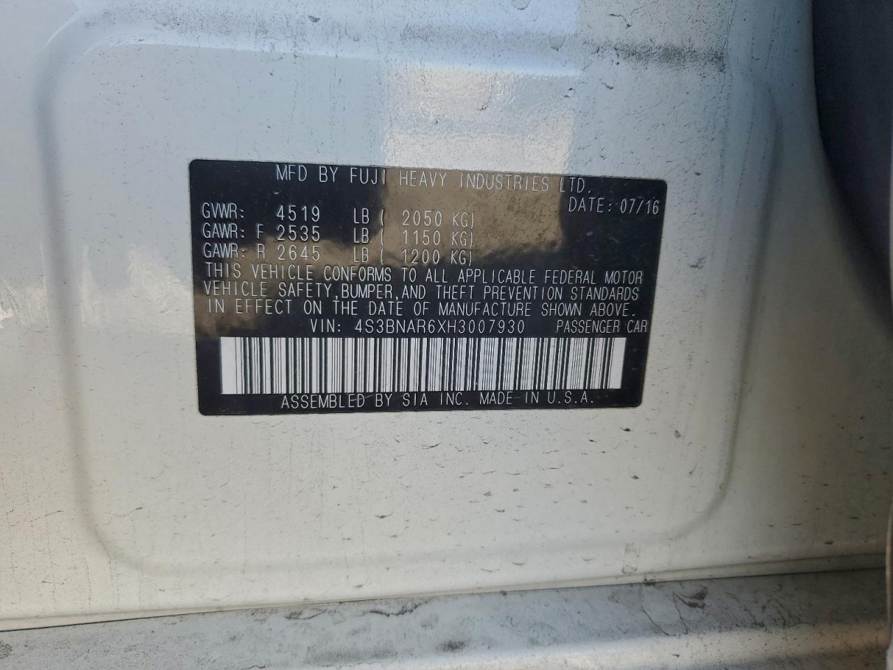 Subaru Legacy Sport Image 12