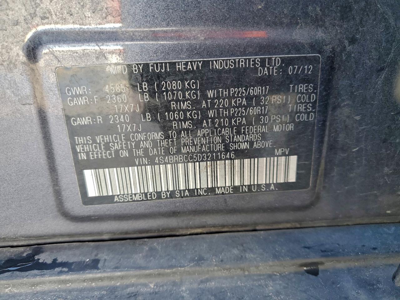 Subaru Legacy 2.5i Premium Image 4